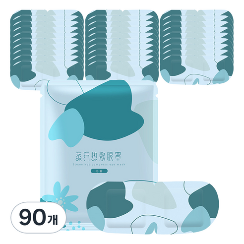 오와이규 수면 온열 안대 낙서무향, 90개, 1개입