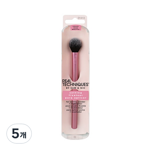 리얼테크닉스 세팅 브러시, 혼합색상, 5개
