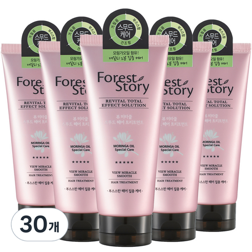 포레스트스토리 모링가 오일 스무드 헤어 트리트먼트, 30개, 200ml
