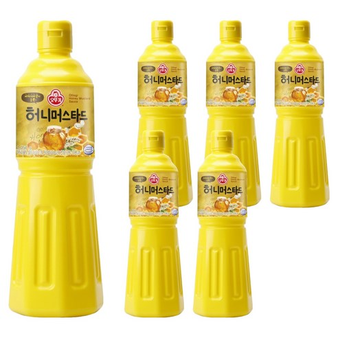 오뚜기 허니 머스타드, 1.05kg, 6개