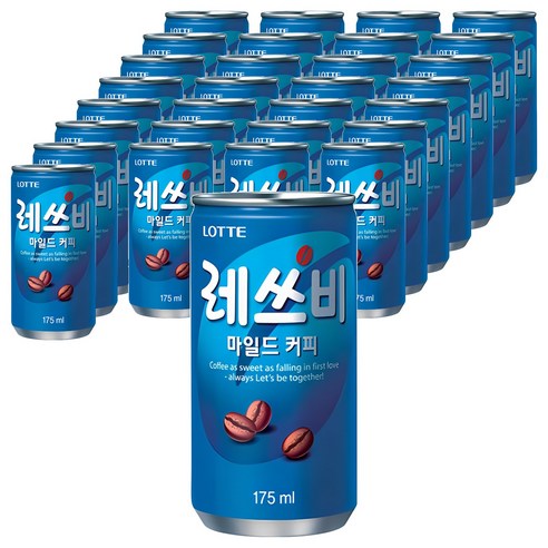 레쓰비 마일드 캔커피, 175ml, 120개