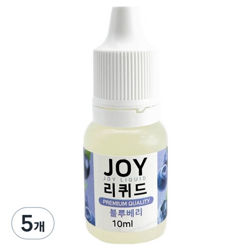 조이리퀴드 아로마조이 슬라임 향료 10ml, 5개, 블루베리