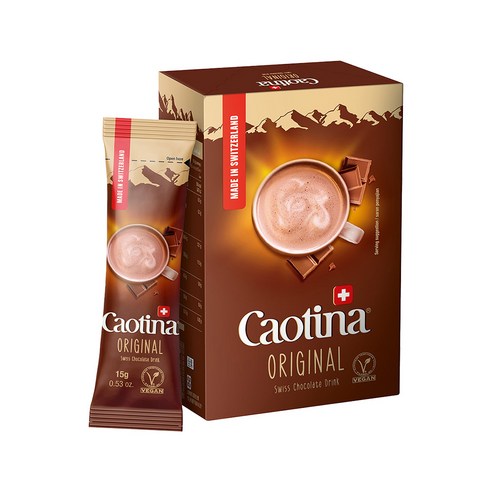 CAOTINA 可提娜 頂級瑞士巧克力粉 15g*10入 沖泡粉 即溶 頂級瑞士巧克力粉-分享包