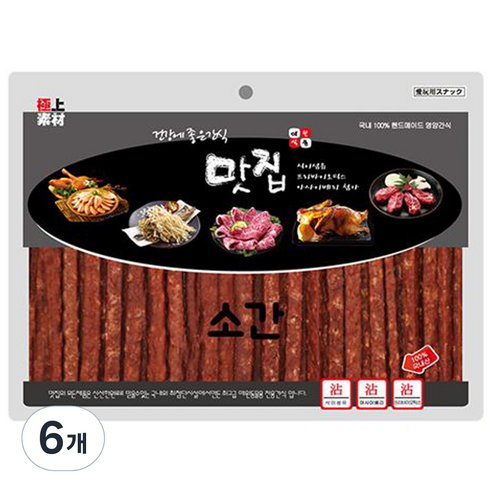 극상소재 애견 애묘겸용 건강에 좋은간식 맛집, 소간, 360g, 6개