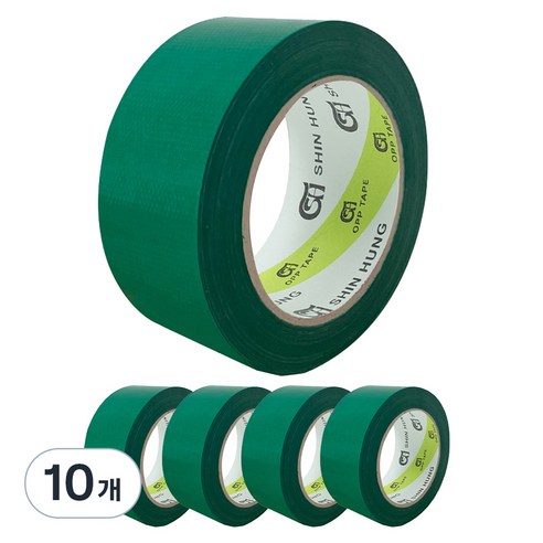 신흥테이프 청 면 테이프 25m, 10개