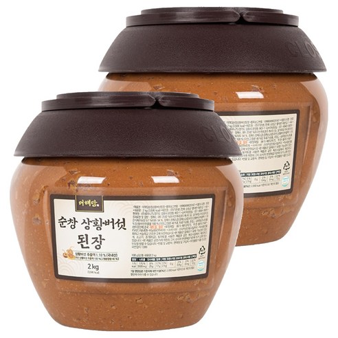 더해담 순창 상황버섯 된장, 2kg, 2개