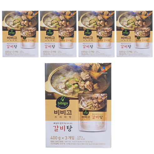 비비고 갈비탕, 400g, 15개