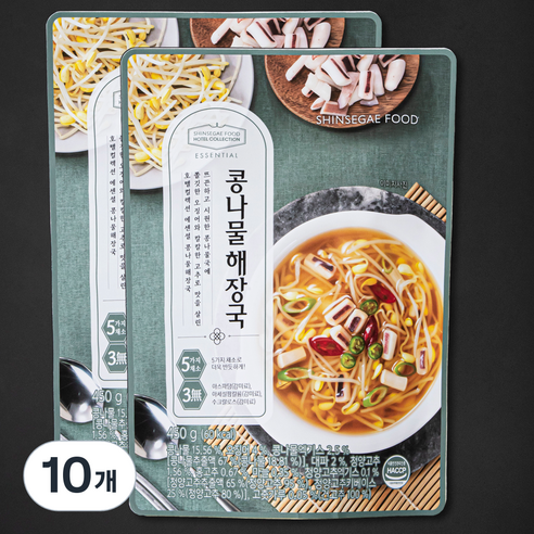 호텔컬렉션 에센셜 콩나물 해장국 냉장, 450g, 10개