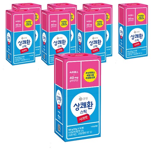 상쾌환 스틱 사과맛, 18g, 80개