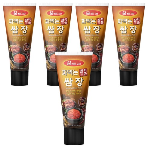 움트리 짜먹는 잘익은 쌈장, 120g, 5개