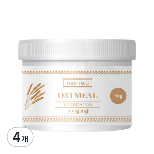 신선약초 오트밀 분말, 90g, 4개