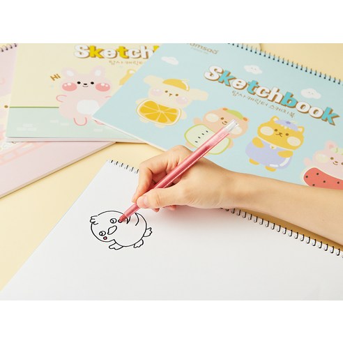 무한한 상상력을 펼쳐낼 도화지, 탐사 캐릭터 스케치북