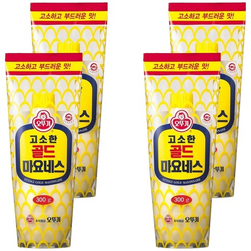 오뚜기 골드 마요네스, 300g, 4개