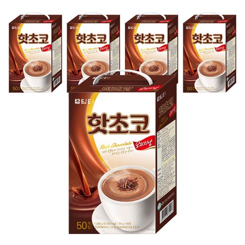 담터 핫초코, 20g, 50개입, 5개