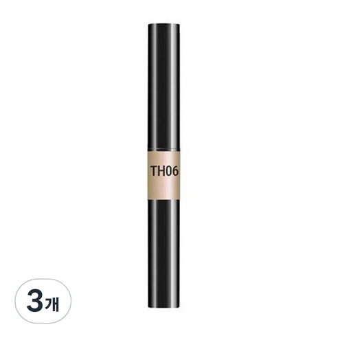 코로나인터네셔널 네일 스틱 파우더, 미러 파우더 TH06, 3개