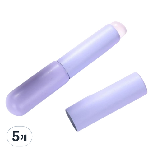 뷰티고메 실리콘 립 브러쉬, 5개, 퍼플