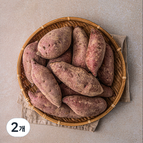 국내산 꿀고구마, 2kg(중), 2개
