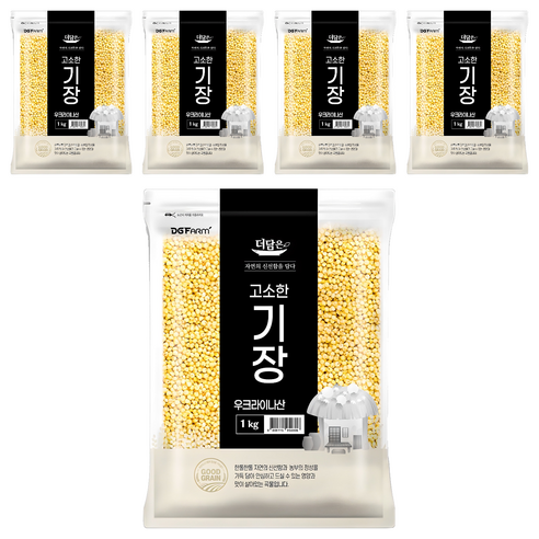 더담은 고소한 기장, 1kg, 5개