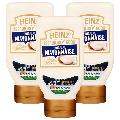 하인즈 굿 마요네즈, 295ml, 3개