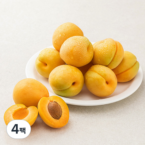 새벽경매 하우스 살구, 500g(6~9입), 4팩