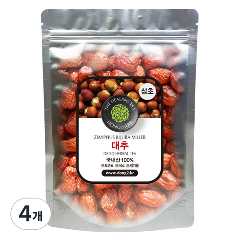 동이약초 국내산 대추 상초, 150g, 4개
