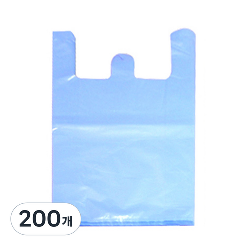 월드크린 하늘 손잡이 비닐봉투, 20L, 200개