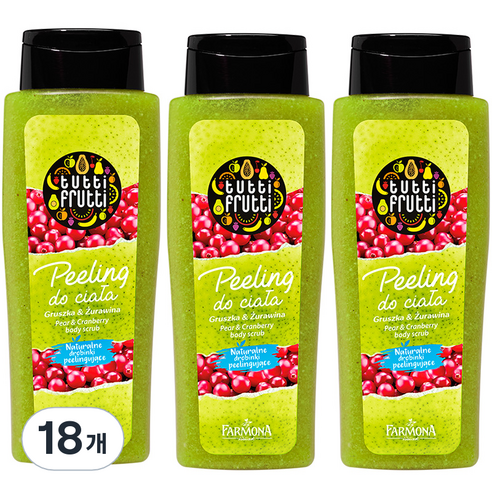 파모나 페어 크랜베리 크리미 워시 스크럽, 100ml, 18개