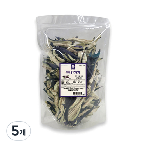 몸애조화 말린 건가지, 100g, 5개