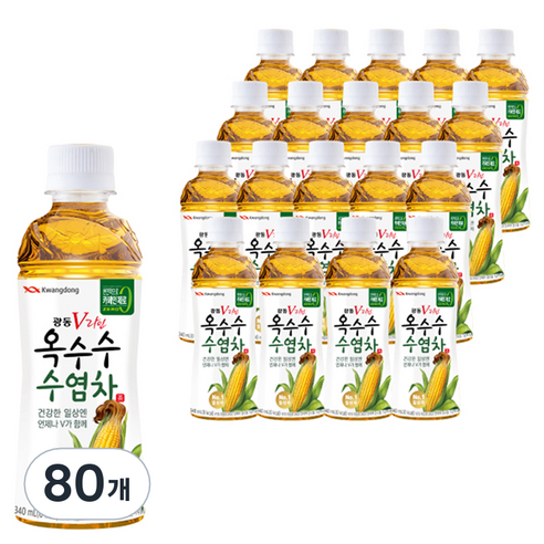 광동옥수수수염차, 340ml, 80개