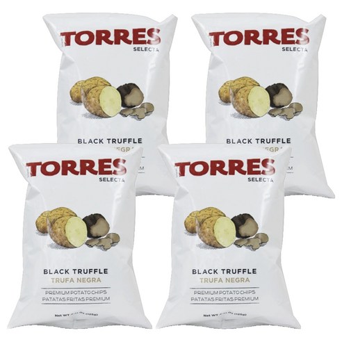 토레스 셀렉타 블랙트러플 감자칩, 125g, 4개