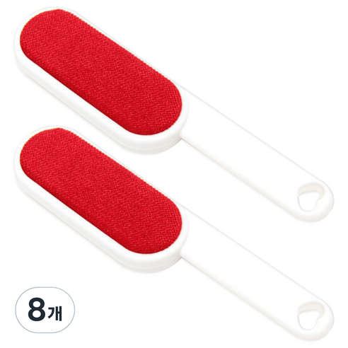 모나코올리브 양면 털먼지제거 브러쉬, 혼합색상, 8개