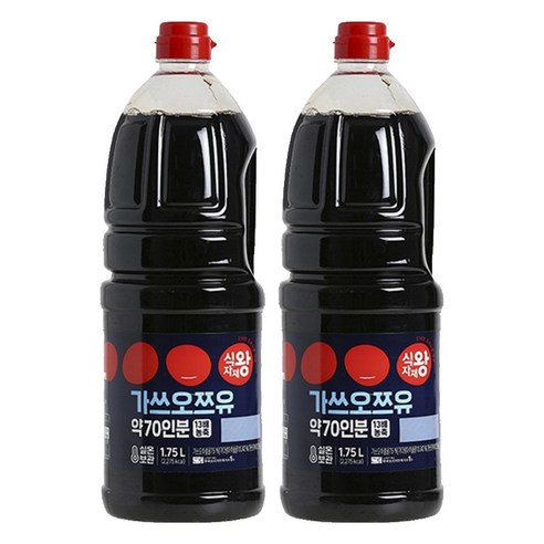 식자재왕 가쓰오풍쯔유, 1.75L, 2개