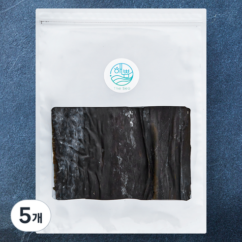 해쁨 청정바다 완도다시마, 5개, 100g