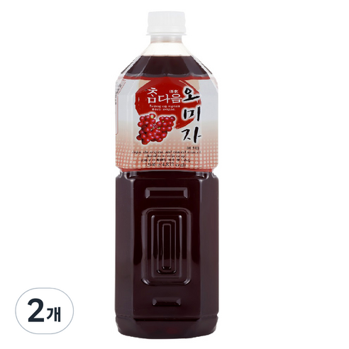 파낙스 참다음 오미자 음료베이스, 1.5L, 2개