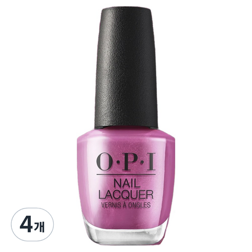 오피아이 네일락커, NLF 019 CosMIC Drop, 4개, 15ml