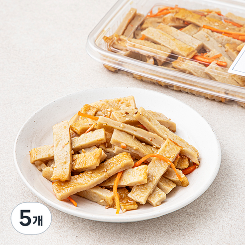 식탁위의사계 녹선 간장 어묵볶음, 120g, 5개