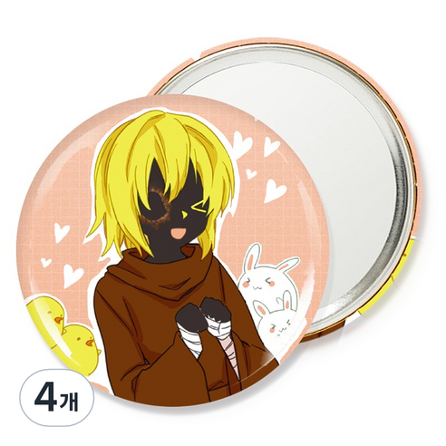 웹툰샵 이런영웅은싫어 핀거울 75mm, 아모르, 4개