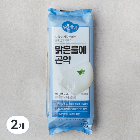 맑은물에 곤약, 600g, 1개입, 2개