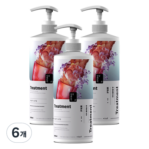 일상팩토리 대용량 단백질 헤어팩 트리트먼트, 1000ml, 6개