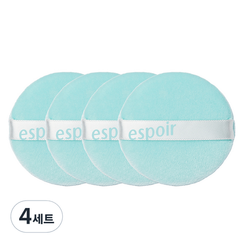 에스쁘아 프레쉬 세팅 파우더 퍼프 4p 세트, 4세트