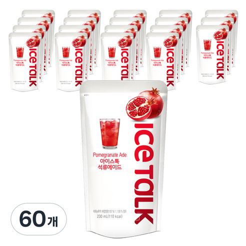 아이스톡 석류 에이드, 60개, 230ml