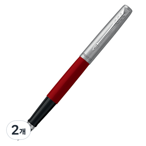 파카 조터 오리지널 CT 수성펜 0.7~0.8mm, 레드, 2개