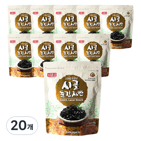 시골김 돌김자반, 40g, 20개