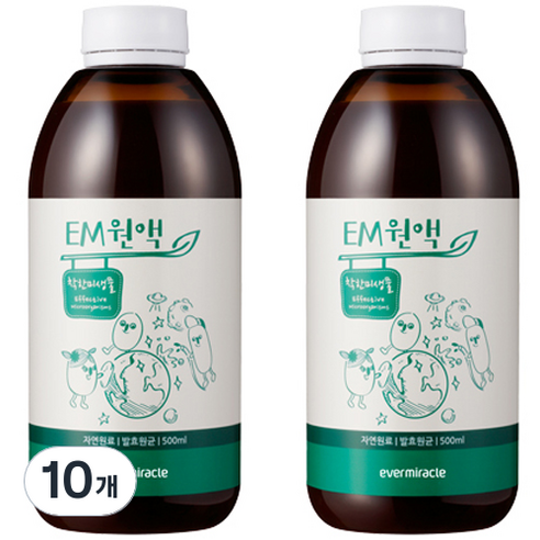 에버미라클 EM 발효원액, 500ml, 10개