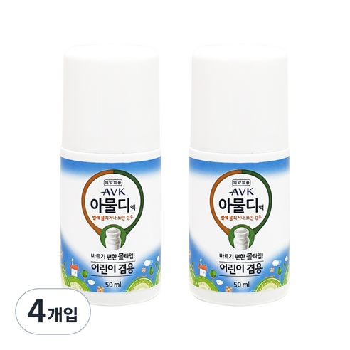 AVK 알로에베라 아물디액 50ml, 4개입