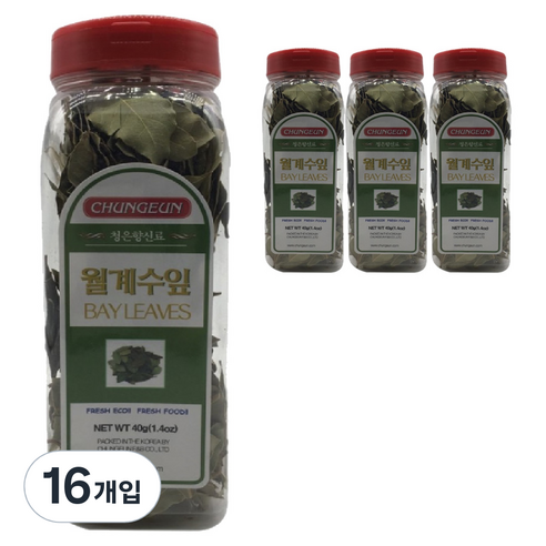 청은 월계수잎, 40g, 16개