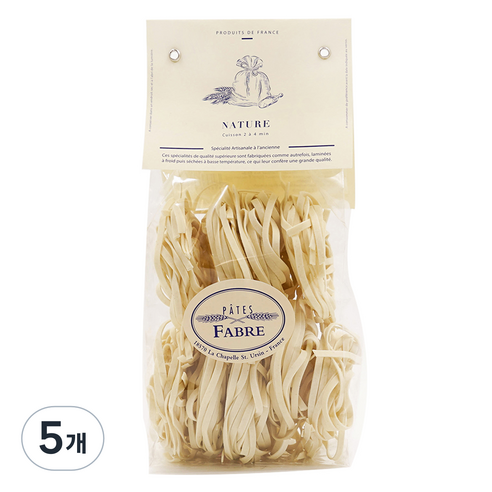 빠뜨 파브르 딸리아뗄레 내추럴 파스타, 250g, 5개