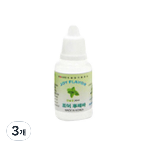 조이후레바 아로미조이 슬라임재료 30ml, 3개, 멘솔