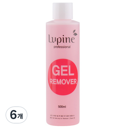 루핀 젤 네일 리무버, 500ml, 6개