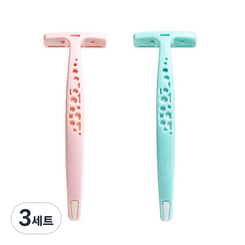 메디치트 미세 여성면도기 2개입 색상랜덤, 3세트